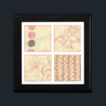 Pink Woodblock Zeichnungen von Chariklia Zarris Geschenkbox<br><div class="desc">Rosa Holzschnitt-Zeichnungen eines Schmetterlings,  einer Blume,  ein paar Punkte und ein Haufen Weinreben sind der Schwerpunkt dieses atemberaubenden Stückes von Chariklia Zarris. Dieses weiche und hübsche Werk würde großartig an der Wand des Schlafzimmers für kleine Mädchen aussehen. Kaufen Sie noch heute Ihren Ausdruck!</div>