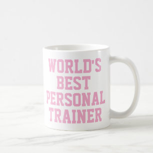 Pink World's Best Personal Trainer Tasse