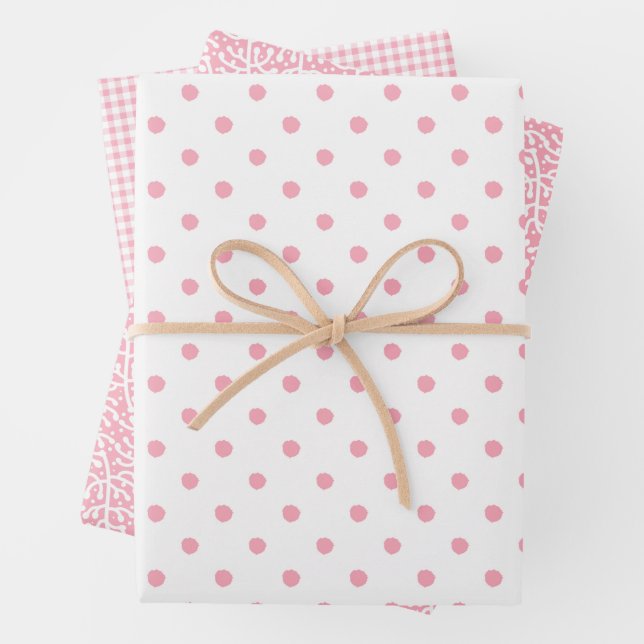Pink Wrapping Trio Geschenkpapier Set (Beispiel)