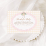 Pink & Yellow Lemon Bow Books for Baby Begleitkarte<br><div class="desc">Invite your friends and loved ones to your spring/summer baby shower with our lovely pink and yellow lemon-themed baby shower design.</div>