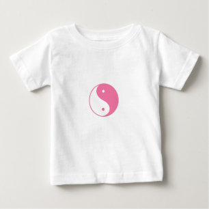 Pink Yin-Yang-Symbol Baby T-shirt
