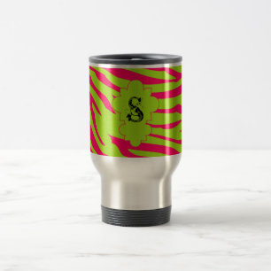 Pink Zebra 0,45 l Edelstahl-Reisebecher Tasse