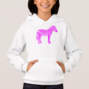 Pink Zebra Kids T-Shirt – Cute gestreifte Tierbekl Hoodie