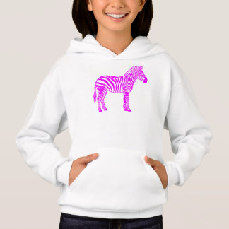 Pink Zebra Kids T-Shirt – Cute gestreifte Tierbekl Hoodie