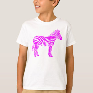 Pink Zebra Kids T-Shirt – Süßes gestreiftes Tier T