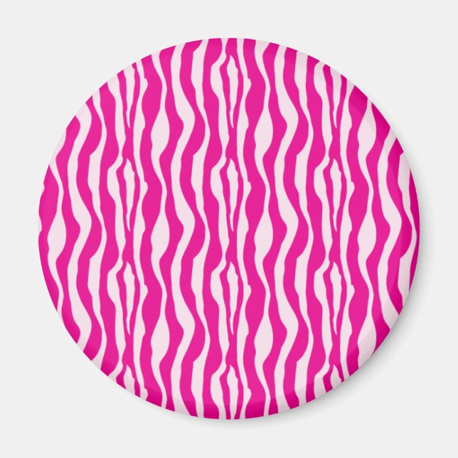 Pink Zebra Magnet (Vorne)