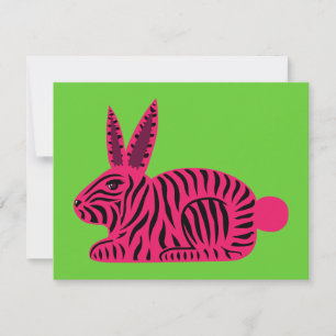 Pink Zebra Rabbit