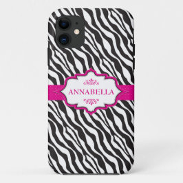 Pink Zebra Ribbon Case-Mate iPhone Hülle