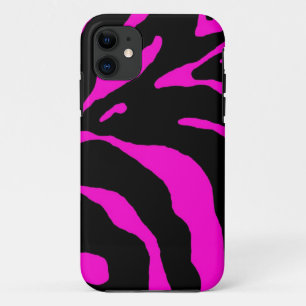 Pink Zebra Stripe Animal Print Case-Mate iPhone Hülle