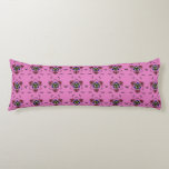 Pink Zen Mandala" Seitenschläferkissen<br><div class="desc">Transform your bedroom into a vibrant sanctuary with this pink body pillow. Featuring an intricate floral mandala design on a bold magenta background,  this long decorative pillow offers both exceptional comfort and a touch of modern bohemian flair."</div>