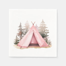 Pink Zent Event Party Napkin Serviette