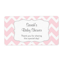 Pink Zickzack Wasserflasche oder bevorzugen Sie an