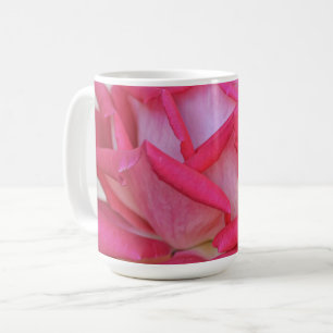 Pink Zwei-Tone-Rose Petal Tasse Kaffee Cup