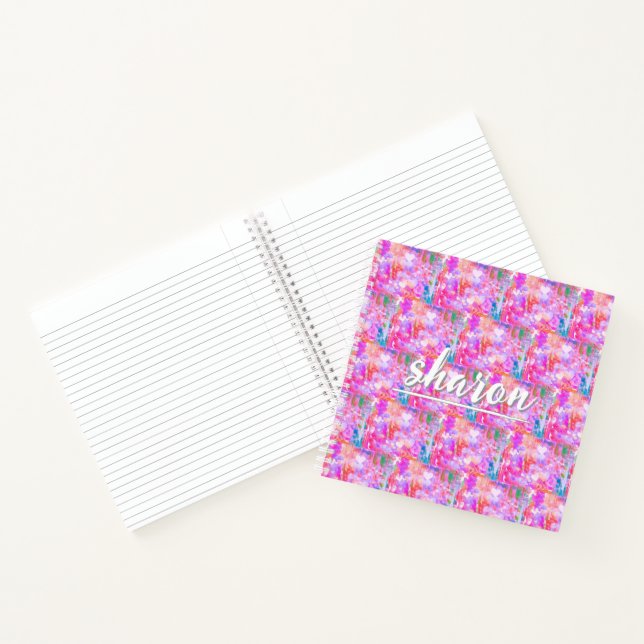 Pinkalicious Abstract Design Spiral Notebook Notizbuch (Innenseite)