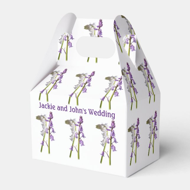 Pinkbells Fabric Pattern. Geschenkschachtel (Vorderseite)