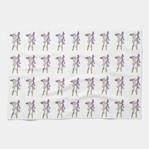 Pinkbells Fabric Pattern. Geschirrtuch