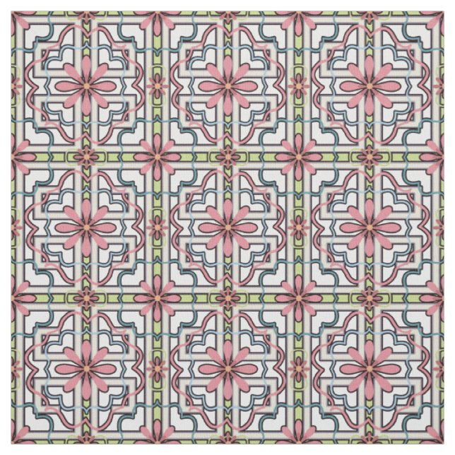 Pinke Blumen | Blumenmuster Stoff (Muster)