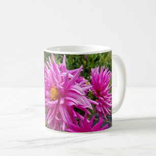 Pinke Blumen Kaffeetasse