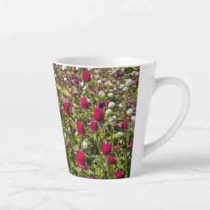 Pinke Blumen Milchtasse