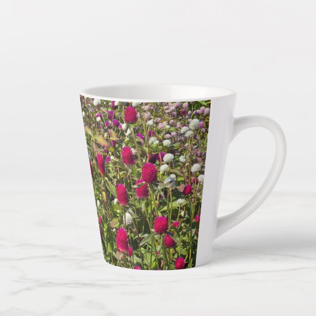 Pinke Blumen Milchtasse (Rechts)