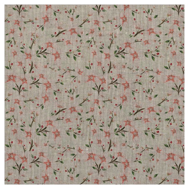 Pinke Blumen Stoff (Muster)