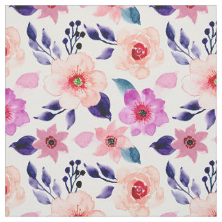 Pinke Blumen Stoff