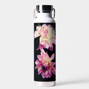 Pinke Blumen Trinkflasche