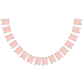 Pinke Blumen Wimpelkette