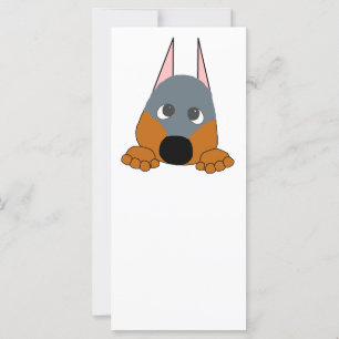 Pinkeln Dobermann blau und rost