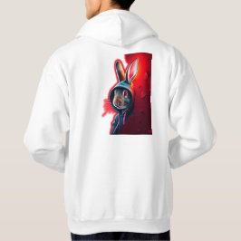Pinkeln mit Kaninchen Hoodie
