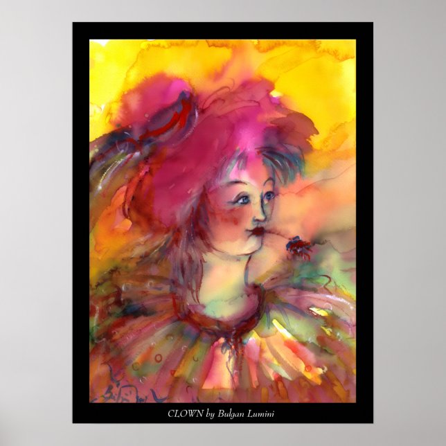 PINKER CLOWN POSTER (Vorne)