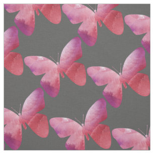 Pinker Schmetterling Stoff