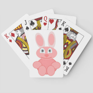 PINKES HASEKANINCHEN SPIELKARTEN