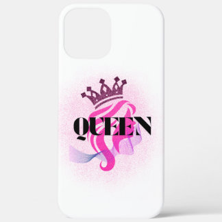 Pinkes Königinnenkronendesign – Selbstbewusste fem Case-Mate iPhone Hülle