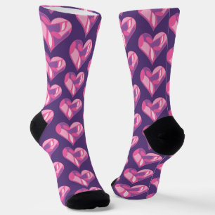 Pinkes Musikherz Socken