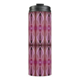 Pinkey-Rose Ikat 9 Fog Thermosbecher