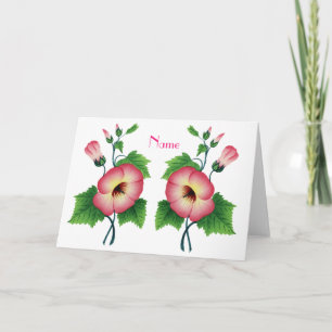 Pinkfarbene Blume Thunder_Cove Karte
