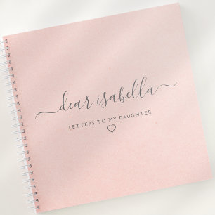 Pinkfarbene Buchstaben an meinen Tastengedächtnis  Notizbuch
