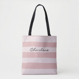 Pinkfarbene Farbtöne mit schwarzem Riemen personal Tasche