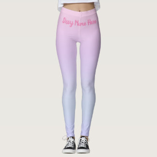 Pinkfarbene Leggings für weiche Fembourensäulen