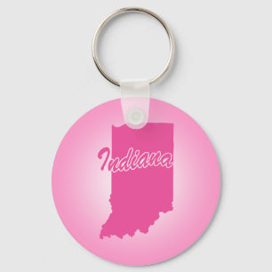 Pinkfarbener Indiana-Schlüsselanhänger Schlüsselanhänger