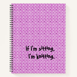 Pinkfarbenes Texturriss Notizbuch