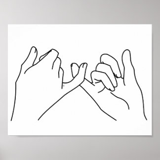 pinkfarbiges Versprechen Poster