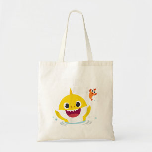 Pinkfong Baby Shark mit Text Tragetasche