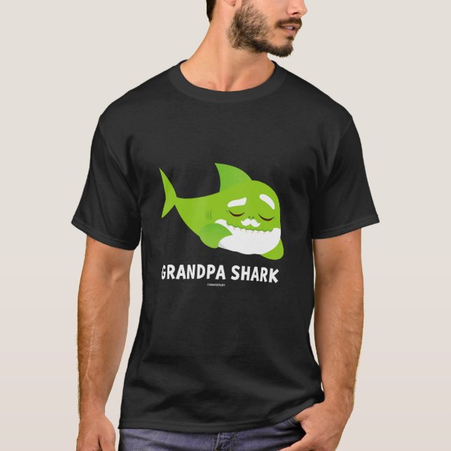 Pinkfong Grandpa Shark Offizieller T - Shirt (Vorderseite)