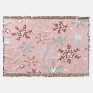 Pinkie Snowflake Decke
