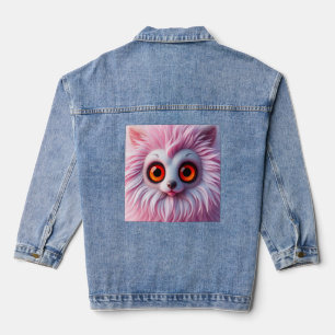 Pinkisch-Cutes Jeansjacke