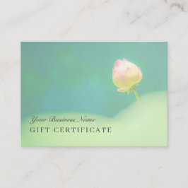 © Pinkish White Lotus Greenerity Geschenkgutschein Rabattkarte