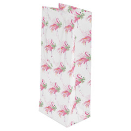 Pinkmas Flamingo Weihnachtswein Geschenktasche Geschenktüte Für Weinflaschen