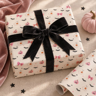 Pinkoween-Geister-Schleifen Halloween-Geschenkpapi Geschenkpapier